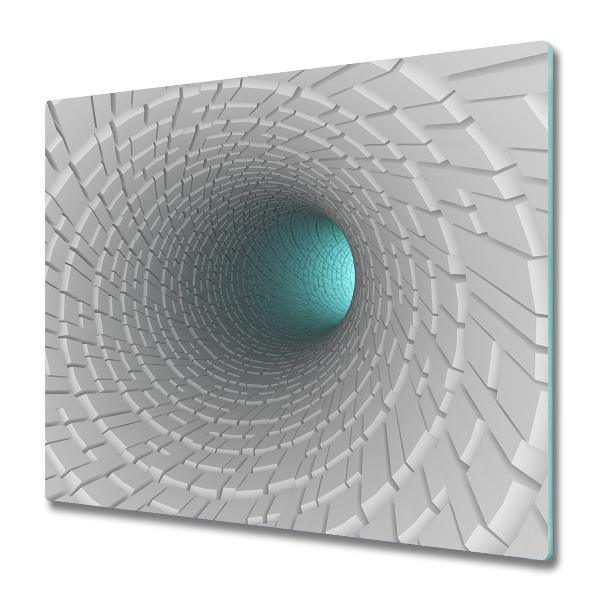 Glas Herdabdeckplatte 3D-Tunnel