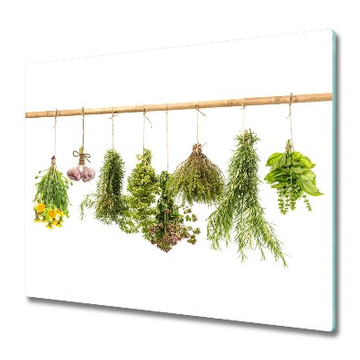 Glas Ceranfeldabdeckung Spritzschutz Kräuter Schnur