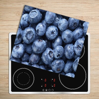Glas Ceranfeldabdeckung Spritzschutz Blaubeeren