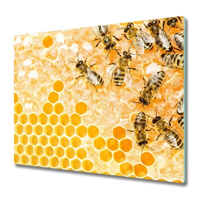 Glas Ceranfeldabdeckung Spritzschutz Arbeitsbienen