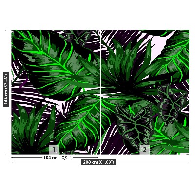 Motivtapete Monstera blätter