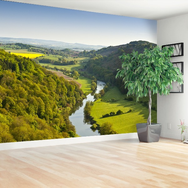 Fototapete Die mäandernden fluss