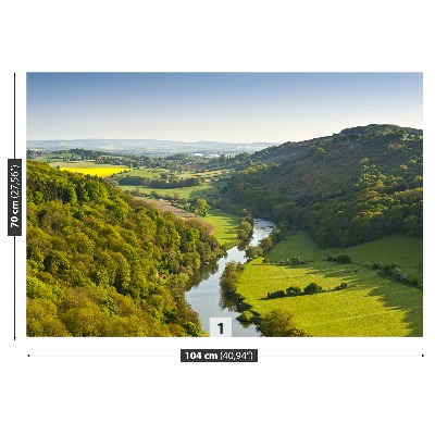 Fototapete Die mäandernden fluss