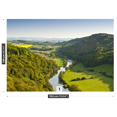 Fototapete Die mäandernden fluss