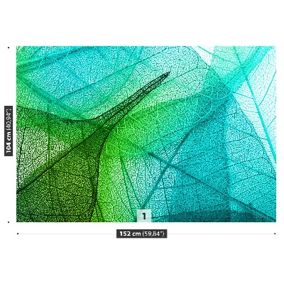 Bildtapete Blätter textur