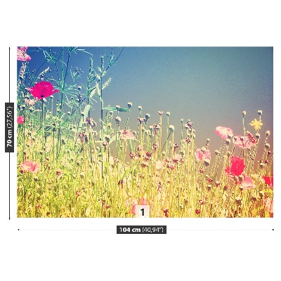 Bildtapete Vintage-blüten