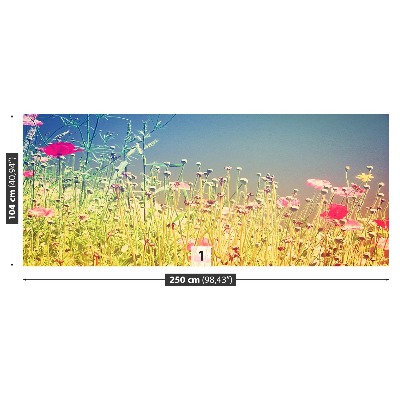 Bildtapete Vintage-blüten