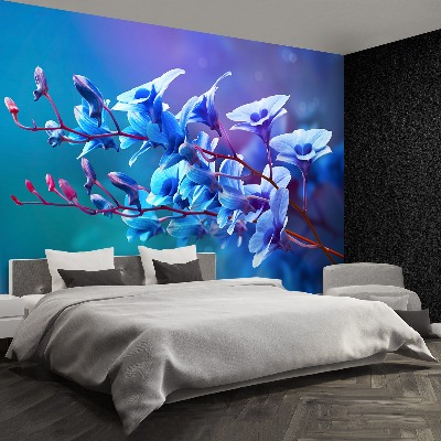 Bildtapete Blaue orchidee