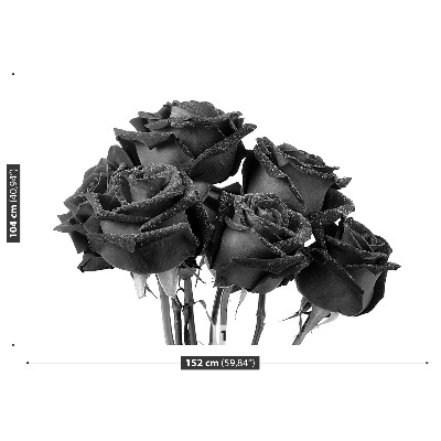 Bildtapete Schwarze rosen
