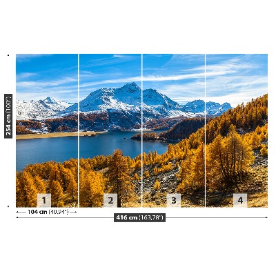 Fototapete See alpen