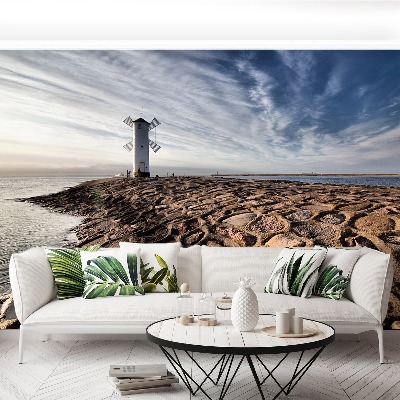 Fototapete Windmühle leuchtturm