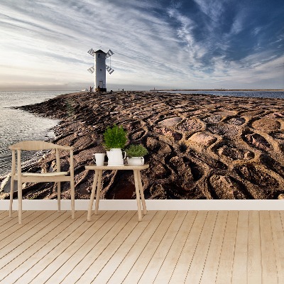 Fototapete Windmühle leuchtturm