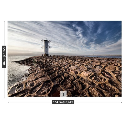 Fototapete Windmühle leuchtturm