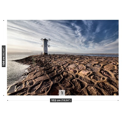 Fototapete Windmühle leuchtturm