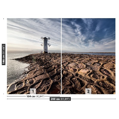 Fototapete Windmühle leuchtturm