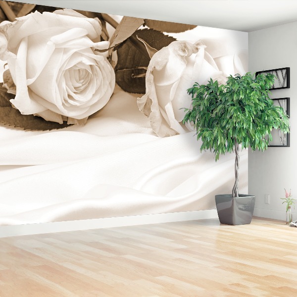 Bildtapete Sepia rosen