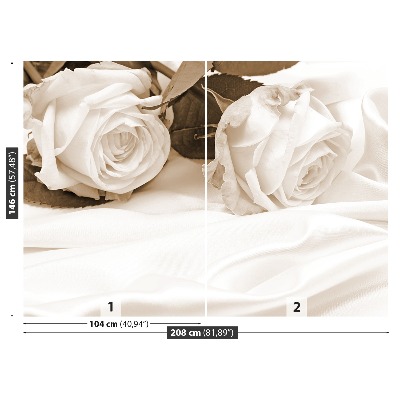 Bildtapete Sepia rosen