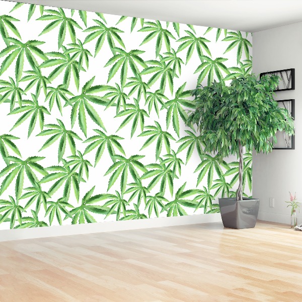 Motivtapete Cannabis blätter