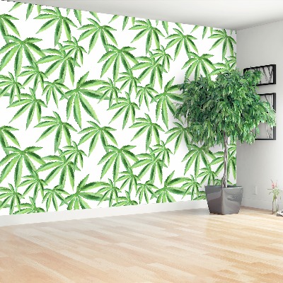 Motivtapete Cannabis blätter
