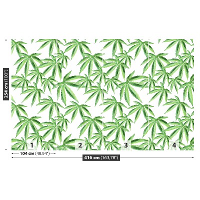 Motivtapete Cannabis blätter