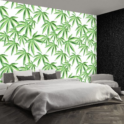 Motivtapete Cannabis blätter