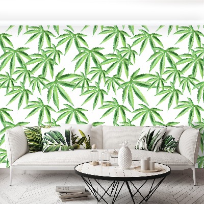 Motivtapete Cannabis blätter