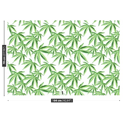 Motivtapete Cannabis blätter