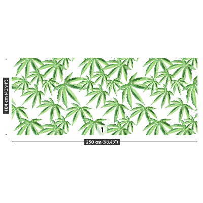 Motivtapete Cannabis blätter