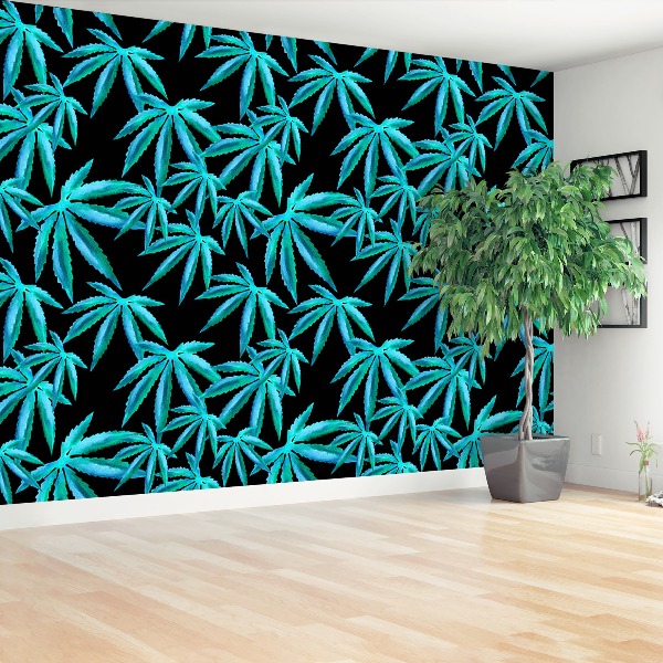Motivtapete Cannabis blätter