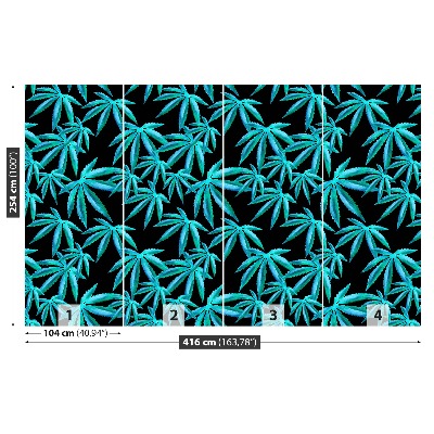 Motivtapete Cannabis blätter