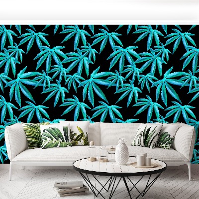 Motivtapete Cannabis blätter