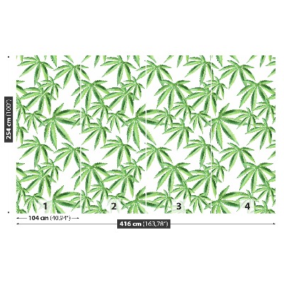 Motivtapete Cannabis blätter