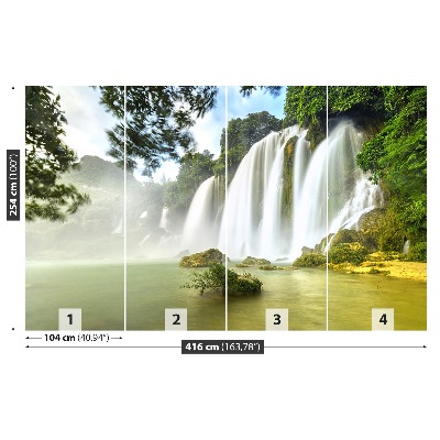 Wandtapete Ban gioc wasserfall