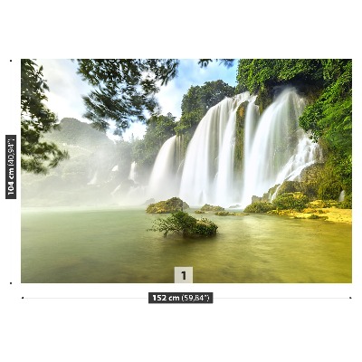 Wandtapete Ban gioc wasserfall