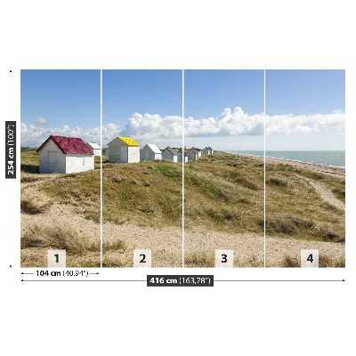 Wandtapete Strand-dünen