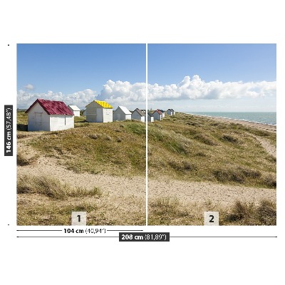 Wandtapete Strand-dünen