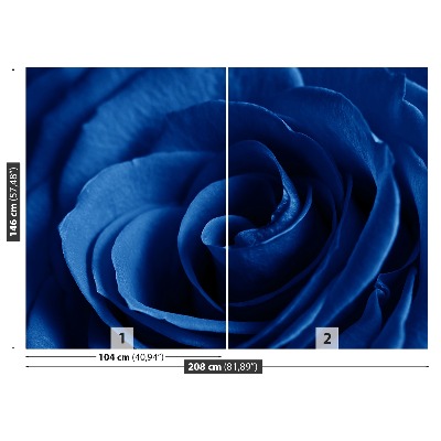 Bildtapete Blaue rose