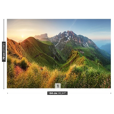 Wandtapete Dolomiten