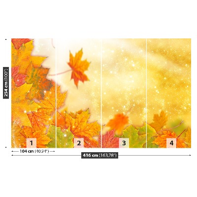Motivtapete Herbstblätter