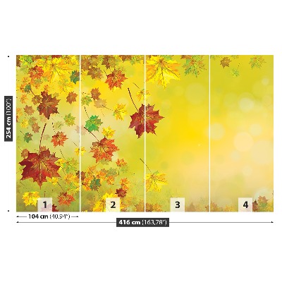 Motivtapete Herbstblätter