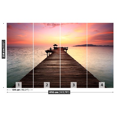 Bildtapete Seebrücke
