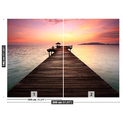 Bildtapete Seebrücke