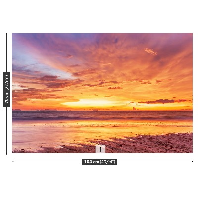 Bildtapete Wunderschöner sonnenuntergang