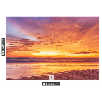 Bildtapete Wunderschöner sonnenuntergang