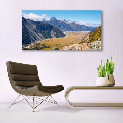 Acrylglasbilder Berge Tal Gebirge Landschaft