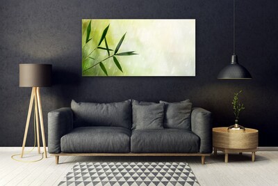 Acrylglasbilder Blätter Regen Pflanzen