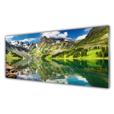 Acrylglasbilder Berg See Landschaft