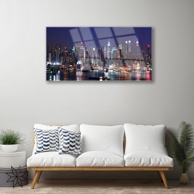 Acrylglasbilder Wolkenkratzer Großstadt Gebäude