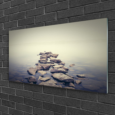 Acrylglasbilder Steine Wasser Landschaft