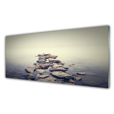 Acrylglasbilder Steine Wasser Landschaft
